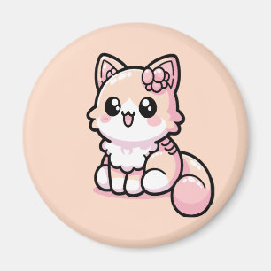 Imán Adorable Gatito Kawaii