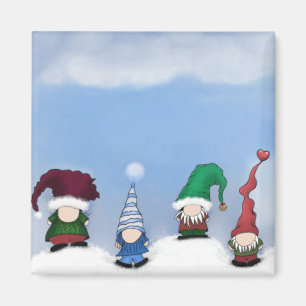 Imán Adorable Gnome Posse