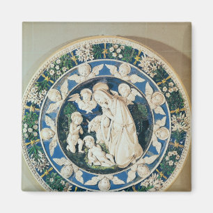 Imán Adoración de la Virgen con St. John