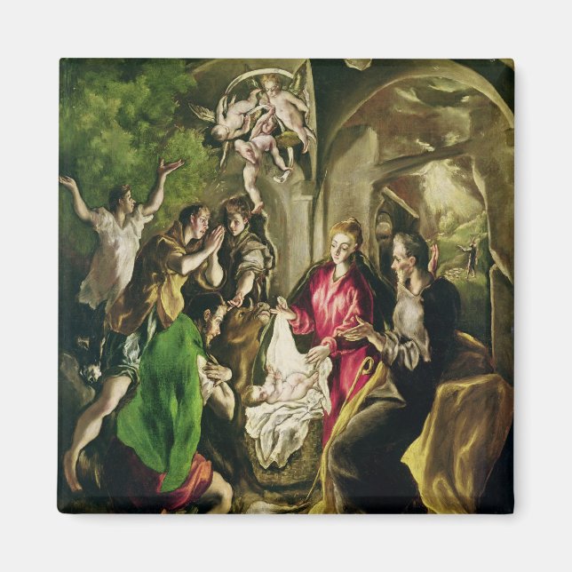 Imán Adoración de los Pastores, 1603-05 (Frente)