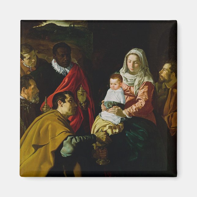 Imán Adoración de los Reyes, 1619 (Frente)