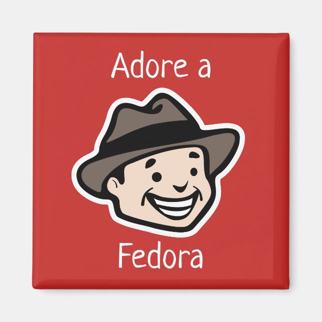 Imán Adore Fedora (Frente)