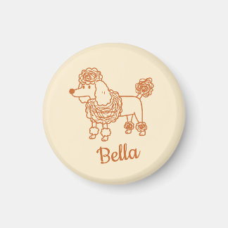 Imán Adorno de Caniche con Nombre Personalizado – Regal
