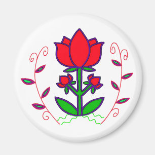 Imán Adorno ucraniano del arte popular - árbol de la