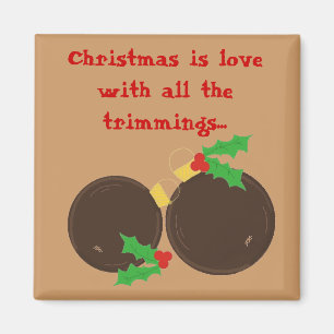 Imán Adornos de Navidad elegantes