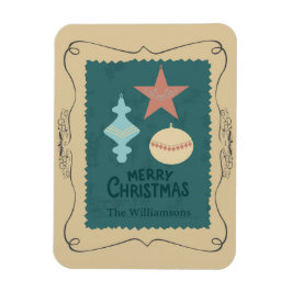 Imán Adornos de Navidad Vintage
