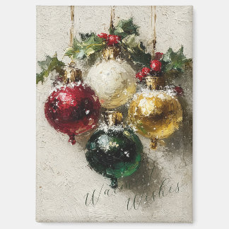 Imán Adornos Navideños Vintage