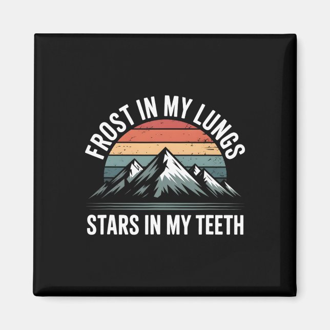 Imán Adventure Mountain Range Climbing Peaks Explorer V (Frente)