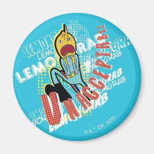 Imán Adventure Time Lemon Grab "UNACCEPTABLE"