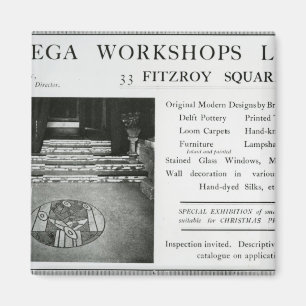 Imán Adverisement para Omega Workshops Ltd
