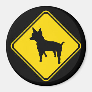 Imán Advertencia - Chihuahua Xing!