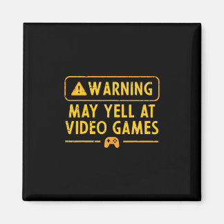 Imán Advertencia de juego puede gritar a los videojuego