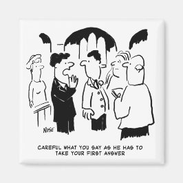 Imán Advertencia del Padrino de Boda al Novio