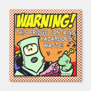 Imán ¡Advertencia del refrigerador!