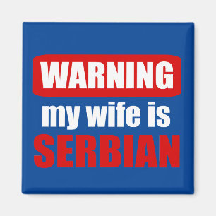 Imán Advertencia: mi esposa es serbia