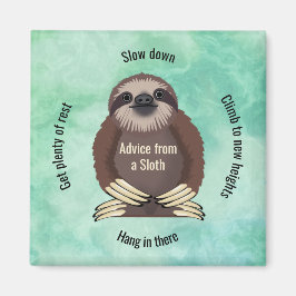 Imán Advice from a Sloth Design