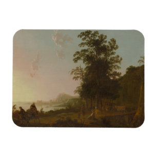 Imán Aelbert Cuyp - Paisaje con el vuelo a Egipto