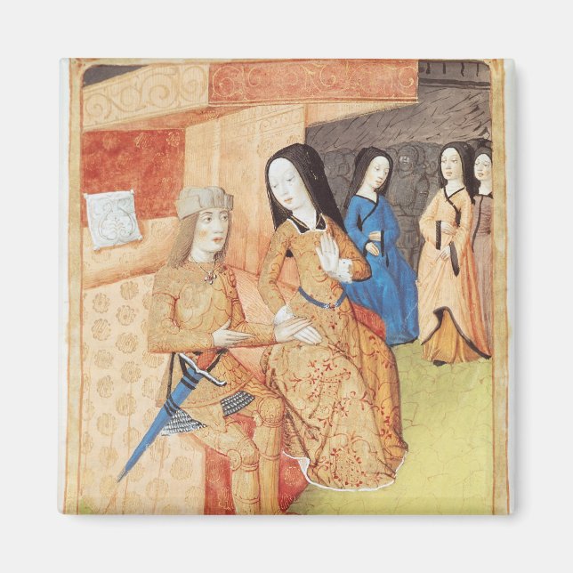 Imán Aeneas y Dido, de las obras de Virgil (Frente)