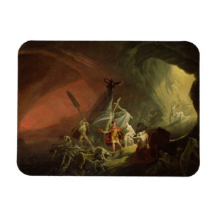Imán Aeneas y la sibila, c.1800 (aceite en lona)