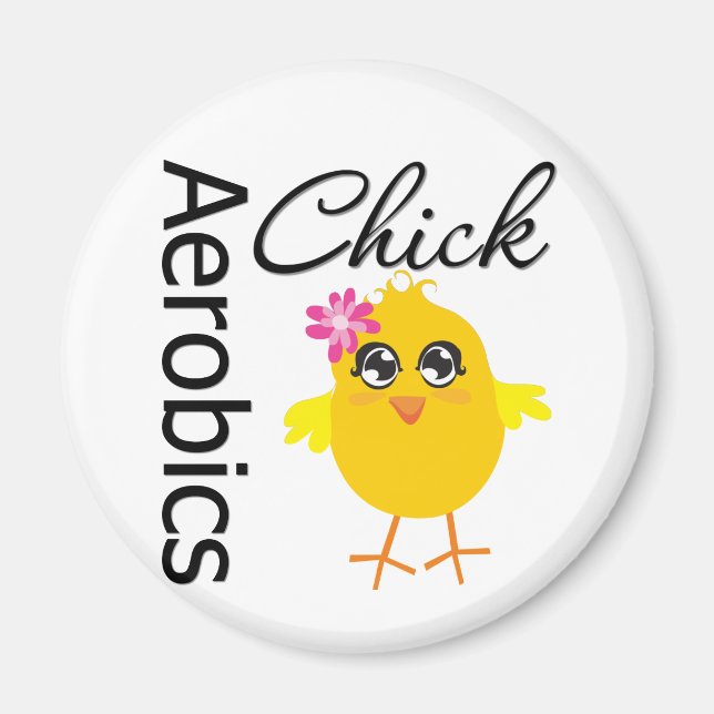 Imán Aerobic Chick (Frente)