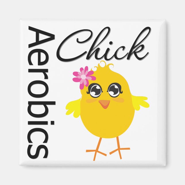 Imán Aerobic Chick (Frente)