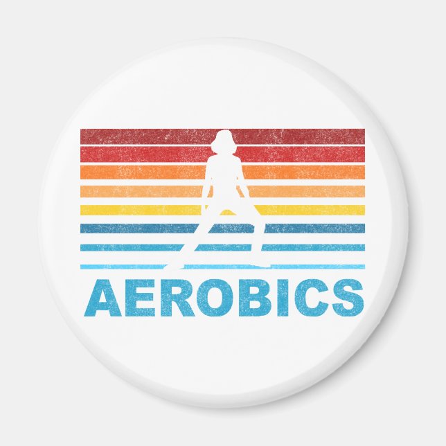 Imán Aerobios retro (Frente)