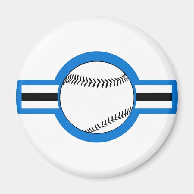Imán aeródromo de béisbol (Frente)