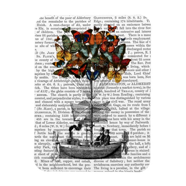 Imán Aeronave de mariposa (Vertical)