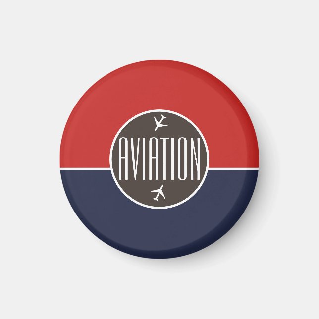 Imán Aeronave piloto de aviones Funky (Frente)