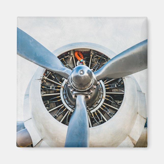 Imán Aeronaves Douglas DC-3. Hélice (Frente)