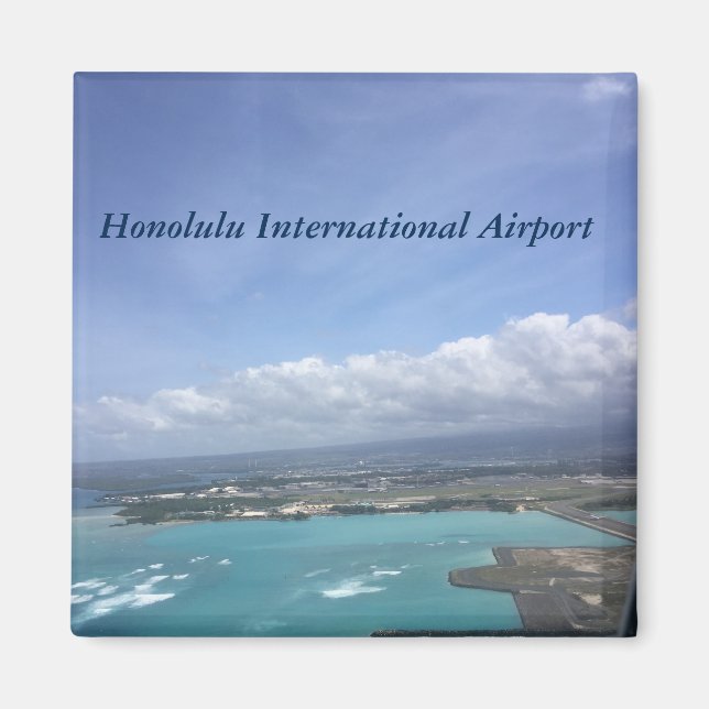 Imán Aeropuerto Internacional HNL Honolulu (Frente)