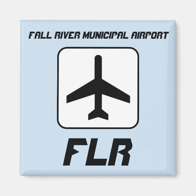 Imán Aeropuerto Municipal del Río Fall (Frente)