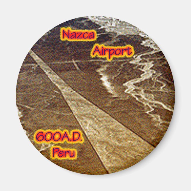 Imán Aeropuerto Nazca 600A.D (Frente)
