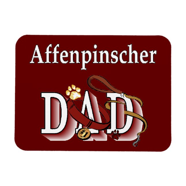 Imán Affenpinscher Dad (Horizontal)
