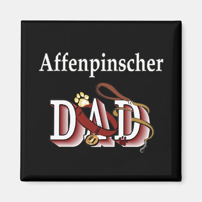 Imán affenpinscher dad Magnet (Frente)