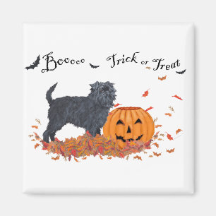 Imán Affenpinscher Halloween