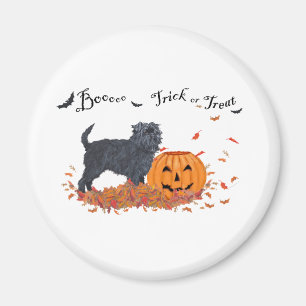 Imán Affenpinscher Halloween