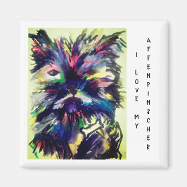 Imán Affenpinscher Magnet