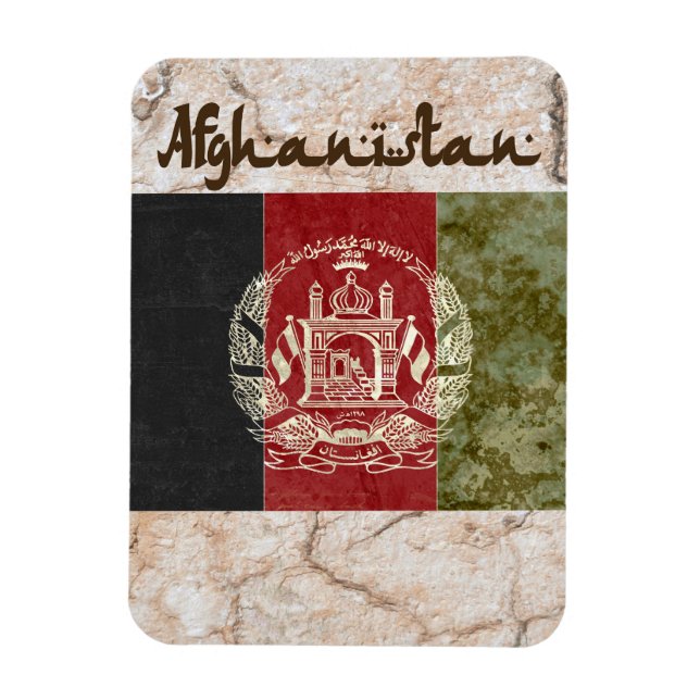 Imán Afghanistan Souvenir Magnet (Vertical)