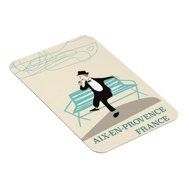Imán Afiche de Aix-en-Provence (Lado Derecho)