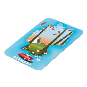 Imán Afiche de Alemania Travel.