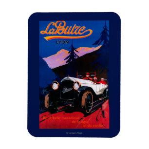 Imán Afiche de la época de La Buize LyonEurope