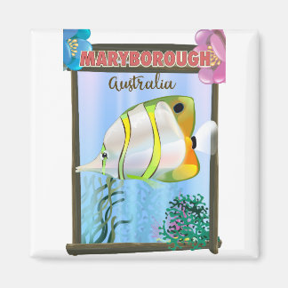 Imán Afiche de Maryborough Australia Tropical Travel