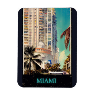 Imán Afiche de Miami
