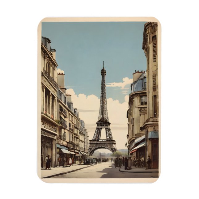 Imán Afiche de París (Vertical)