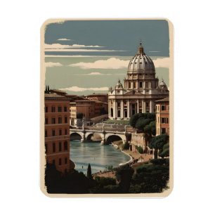 Imán Afiche de Roma