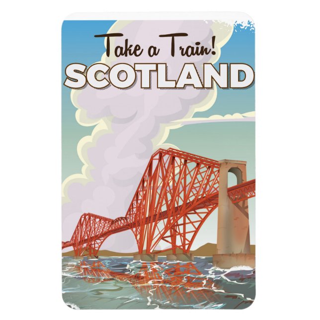 Imán Afiche de Scotland Fourth Bridge Travel. (Vertical)