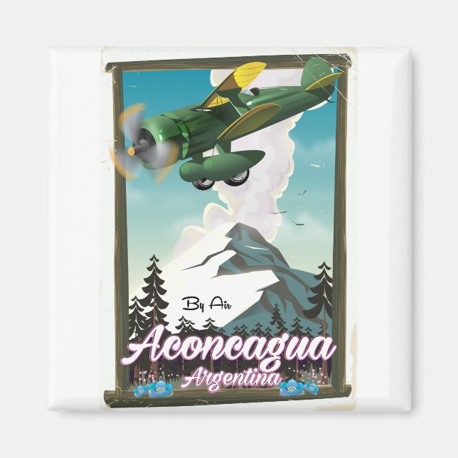 Imán Afiche de viaje de Argentina (Frente)