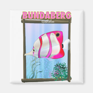 Imán Afiche de viaje de Bundaberg Australia