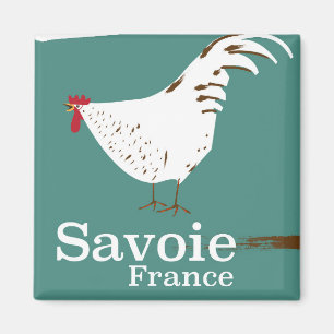 Imán Afiche de viaje de Cockerel en Francia